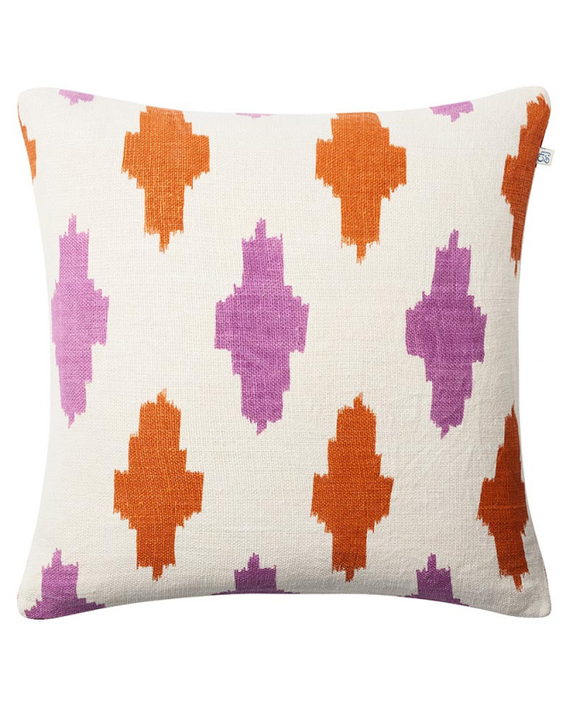 Ikat Agra - Off White/Amber/Herb i gruppen Kuddar / Frg / Orange hos Chhatwal & Jonsson (ZCC700162-21)