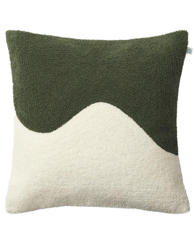 Yogi - Cactus Green/Off White i gruppen Kuddar / Stil / Prydnadskuddar hos Chhatwal & Jonsson (ZCC810172-21)