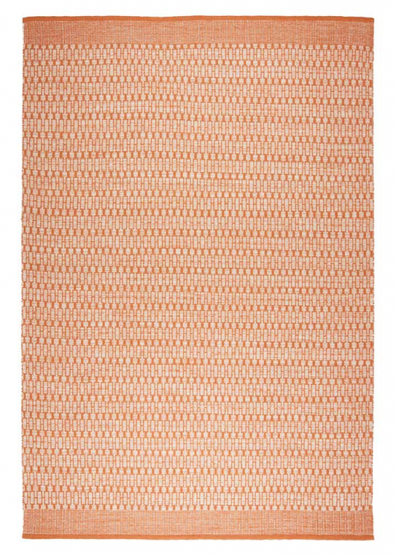 Mahi - Off White/Orange i gruppen Mattor / Slätvävda mattor hos Chhatwal & Jonsson (ZDH192660-20)