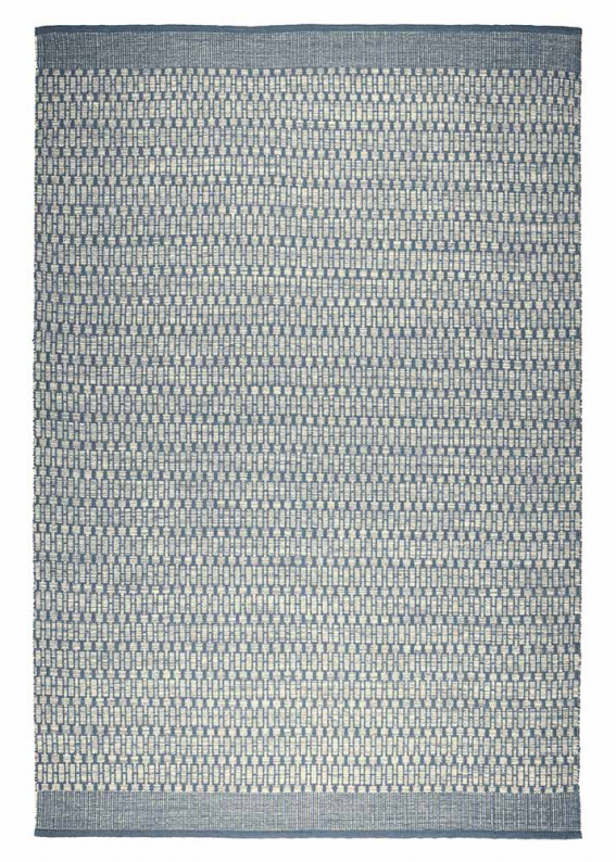 Mahi - Off White/Blue i gruppen Mattor / Slätvävda mattor hos Chhatwal & Jonsson (ZDH193044-10)