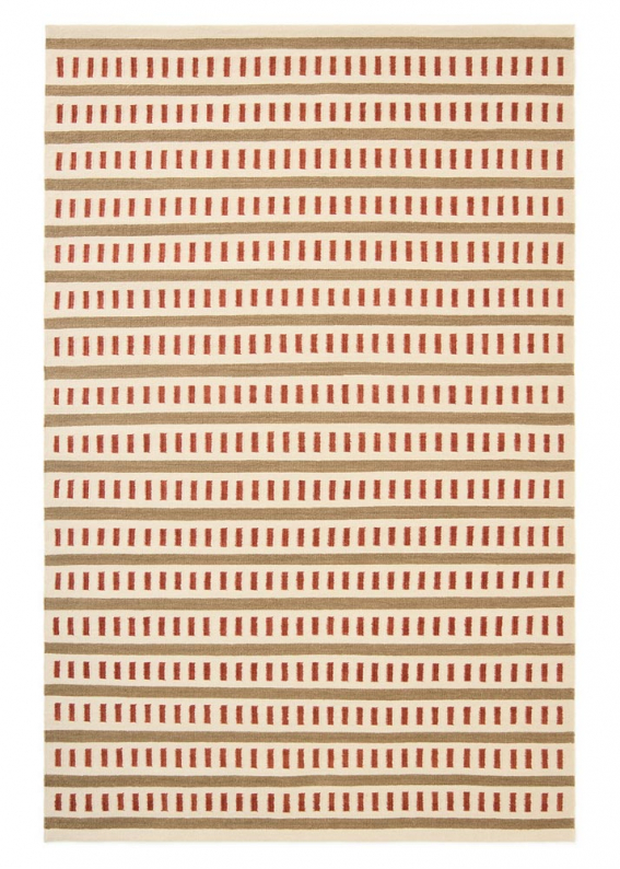 Ullmatta Ladakh - Off White/Beige/Rust 180 x 270 cm