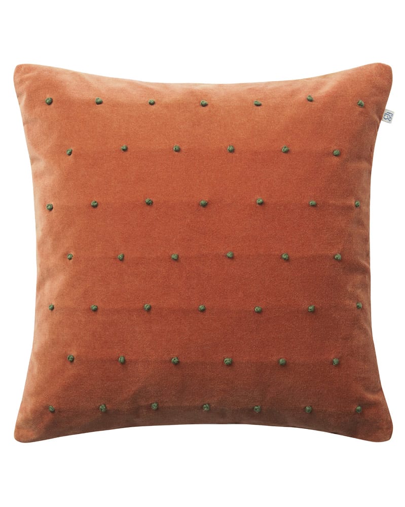 Chhatwal & Jonsson Roma kuddfodral i terracotta och forest green