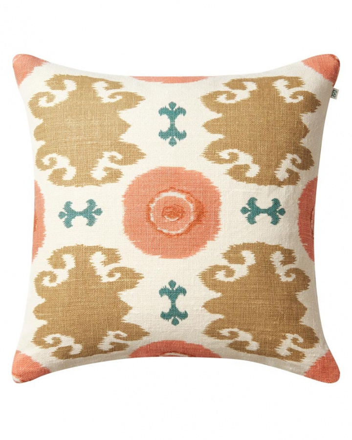 Mahal - Rose/Apricot Orange/Khaki/Heaven Blue i gruppen Kuddar / Stil / Prydnadskuddar hos Chhatwal & Jonsson (ZCC080131-25)