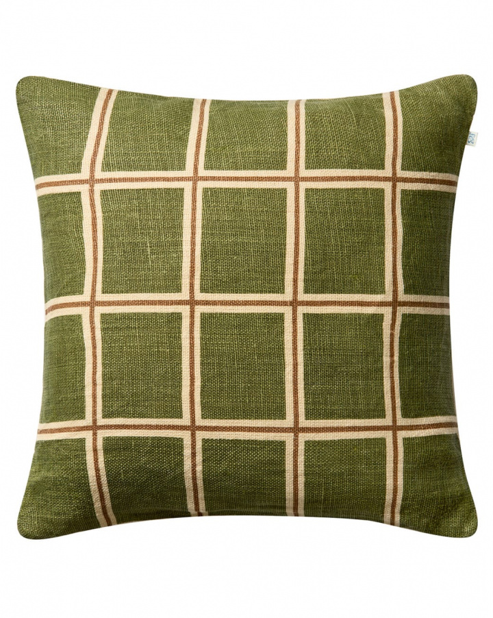 Raha - Cactus Green/Taupe i gruppen Kuddar / Stil / Prydnadskuddar hos Chhatwal & Jonsson (ZCC520172-26B)