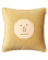 Gul Sammetskudde Smiley Emoji