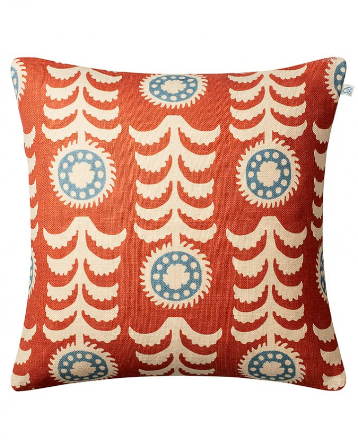 Alok - Lt. Beige/Apricot/Heaven Blue i gruppen Kuddar / Stil / Prydnadskuddar hos Chhatwal & Jonsson (ZCC620161-17B)