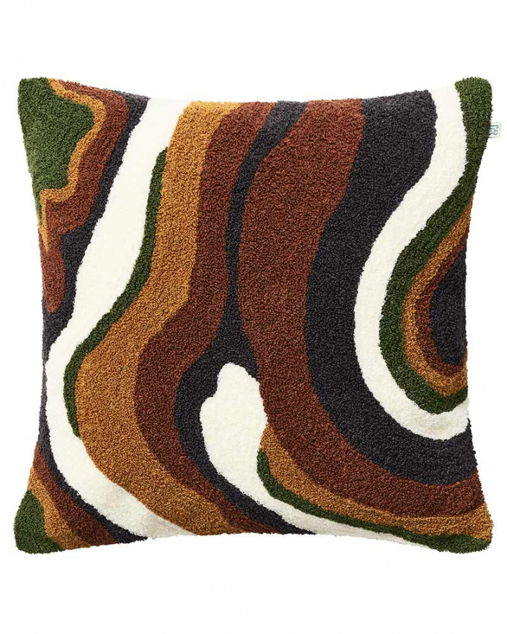 Sagar - Multi/Cognac/Masala Yellow i gruppen Kuddar / Stil / Prydnadskuddar hos Chhatwal & Jonsson (ZCC880182-22)