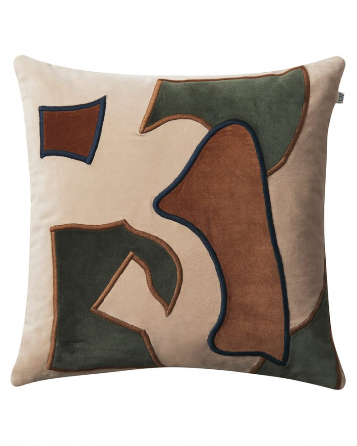 Dori - Tan/Multi i gruppen Kuddar / Stil / Prydnadskuddar hos Chhatwal & Jonsson (ZCC920108-24V)