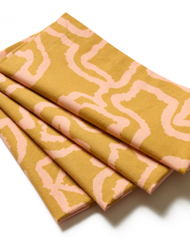 Kamal - Masala Yellow/Rose i gruppen Bordsdukar hos Chhatwal & Jonsson (ZCN391233-27)