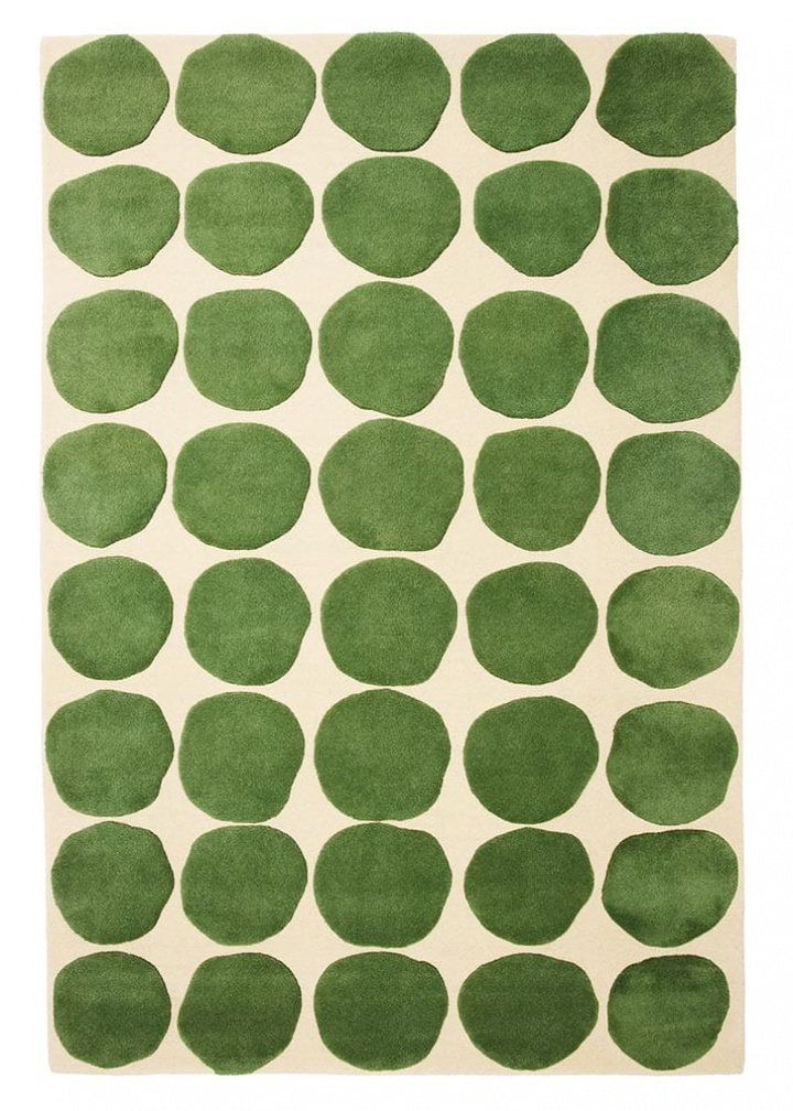 Dots 2 Levels - Light Khaki/Cactus Green i gruppen Mattor / F�rg / Gr�n hos Chhatwal & Jonsson (ZDH352272-21)