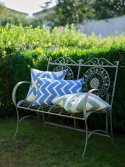 Ikat Sema - Riviera Blue/Off White OUTDOOR